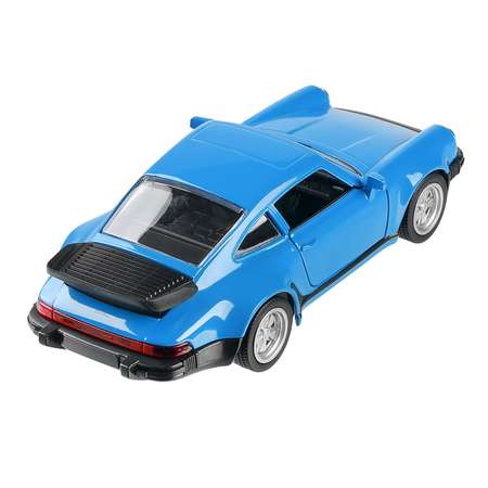 Машина металлическая Uni-Fortune Porsche 930 Turbo 1975 1989 синий цвет инерционная двери открываются