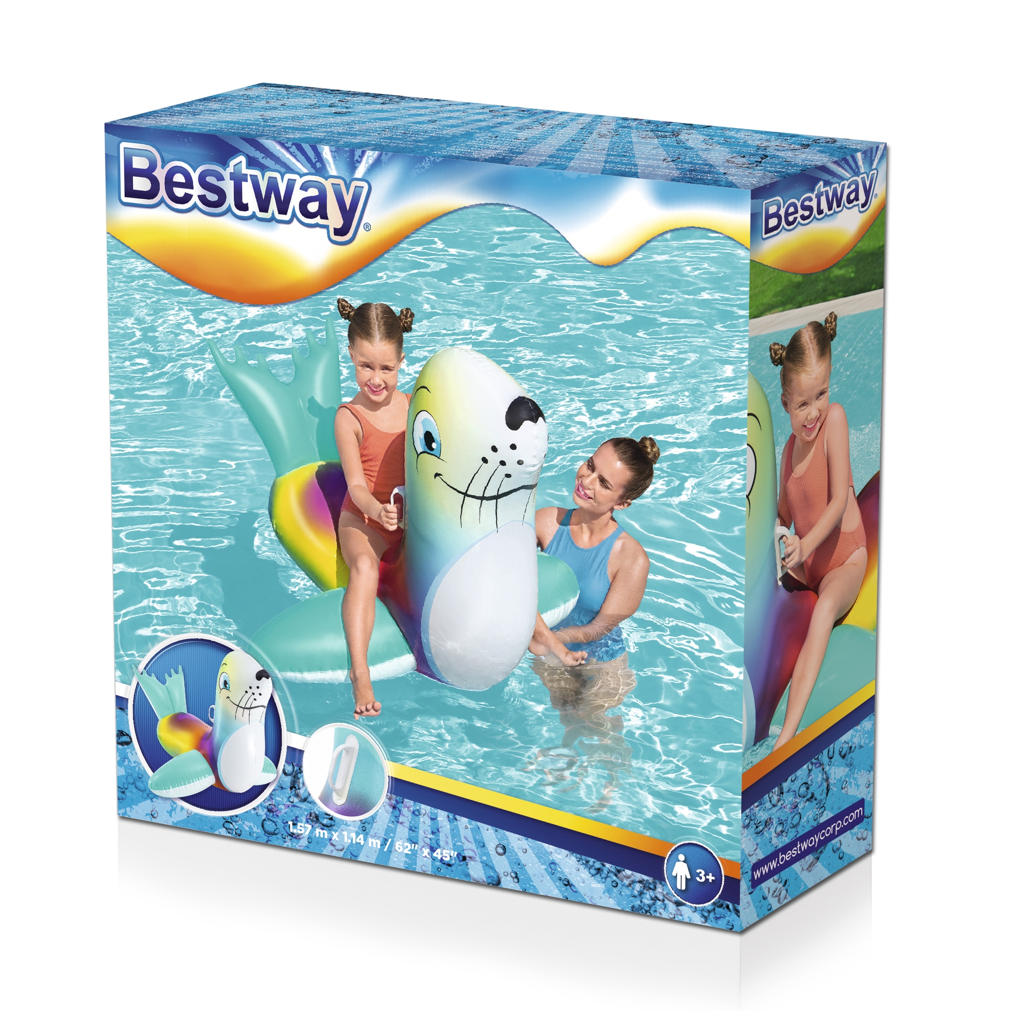 Игрушка надувная Bestway Тюлень для катания верхом 41479 - фото 2