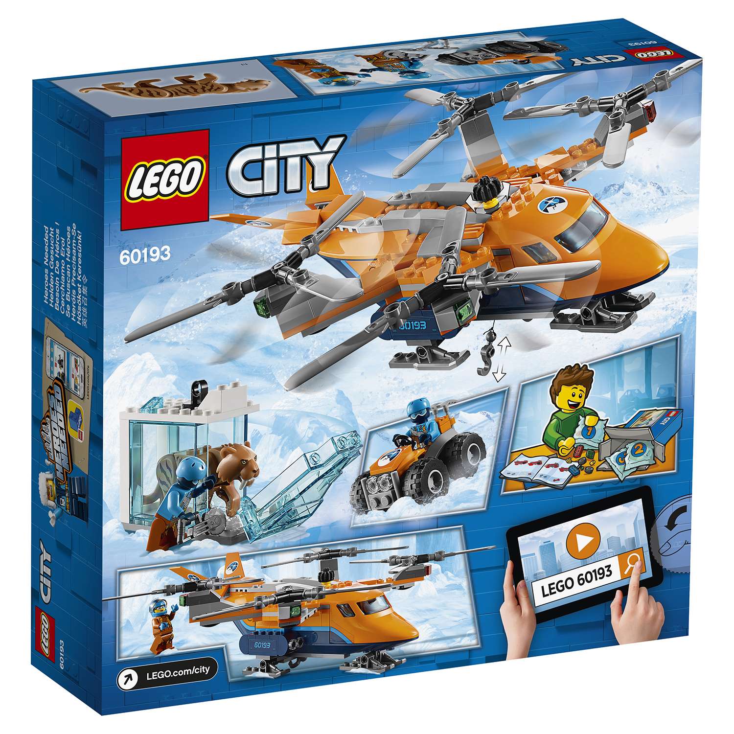 Конструктор LEGO City Arctic Expedition Арктический вертолёт 60193 - фото 3