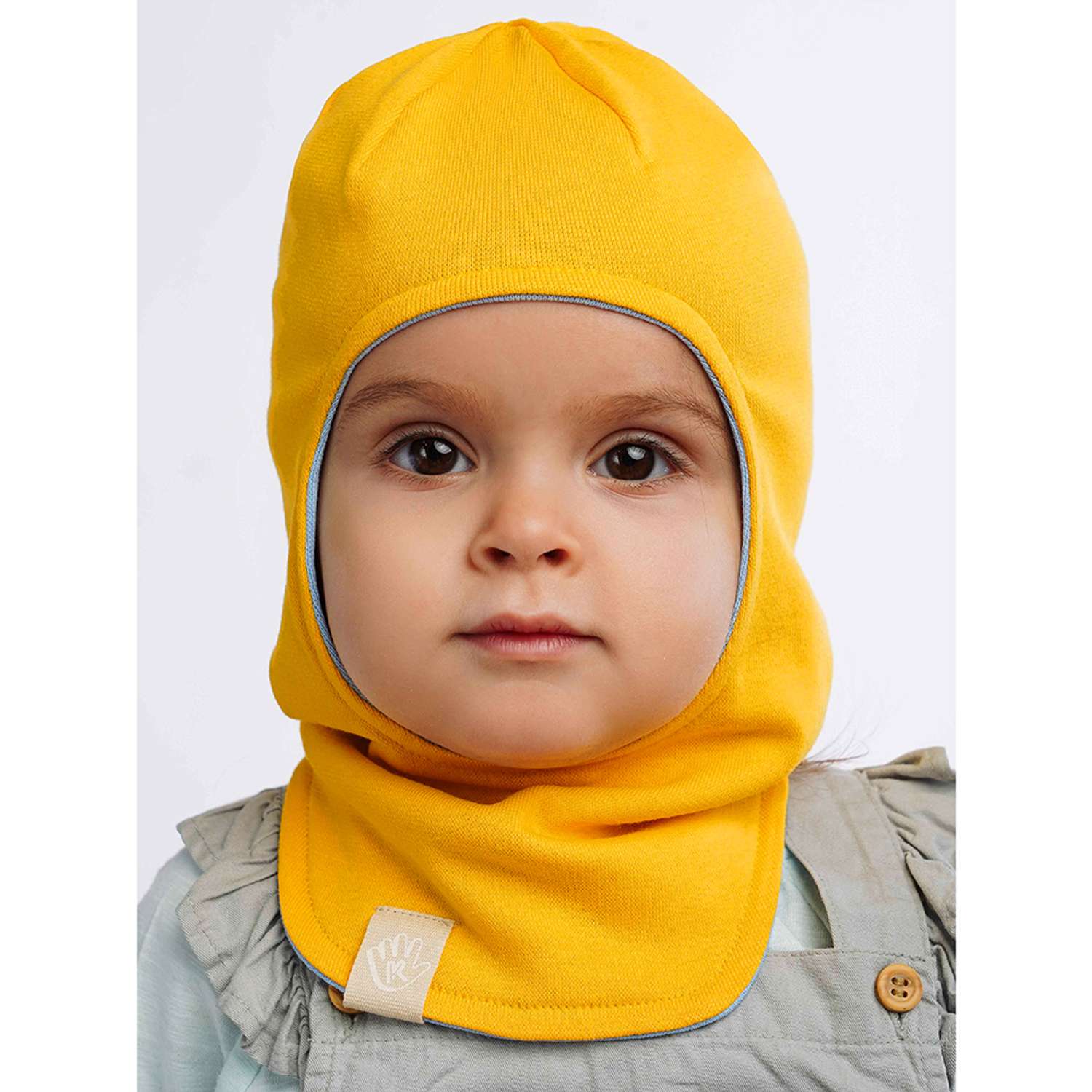 Шапка-шлем Prikinder U-A_221079 Цвет: Желтый/голубой - фото 1
