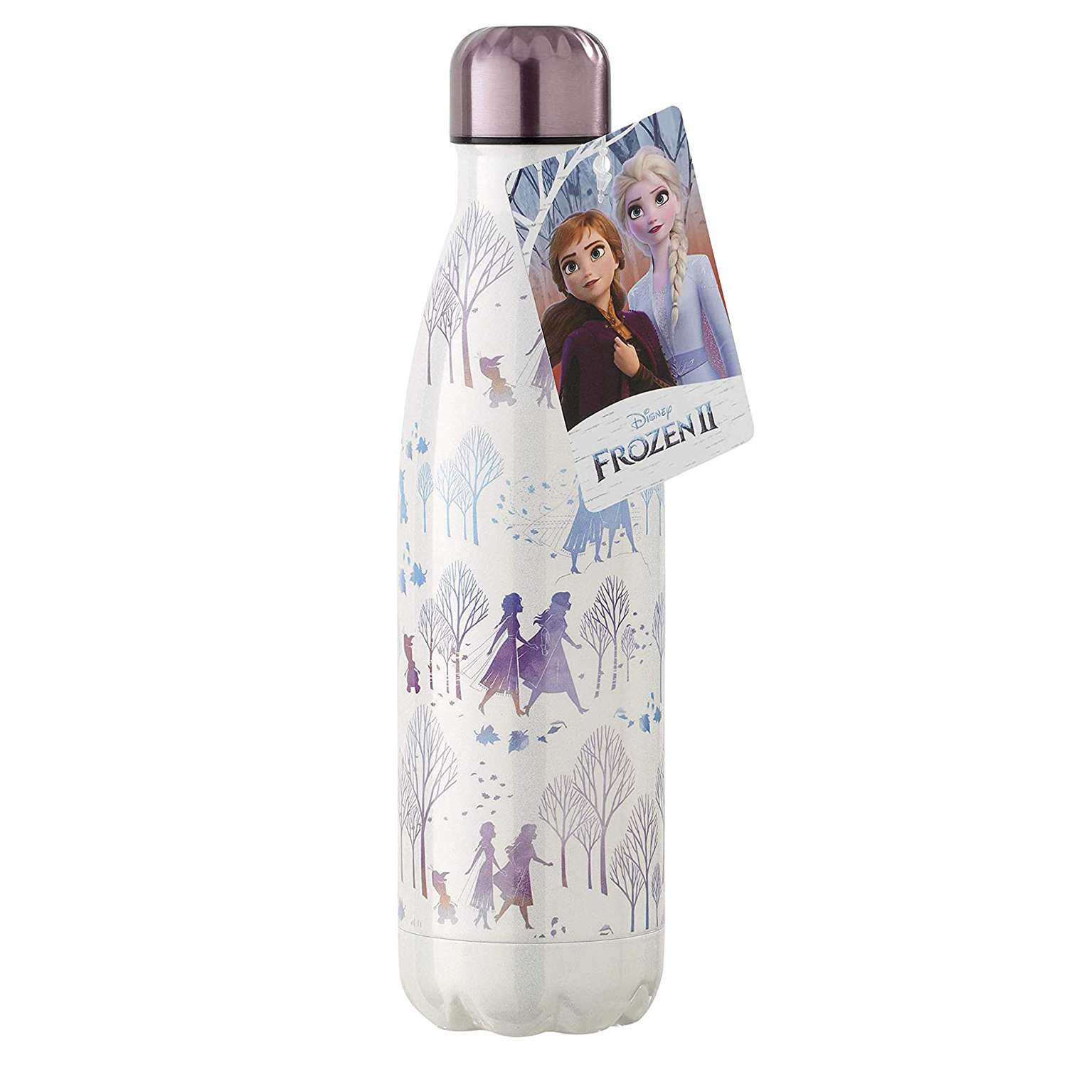 Бутылка Funko металлическая Disney Frozen 2 Fearless Pattern Metal Water Bottle UT-FR06281 - фото 2