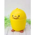 Контейнер для мусора iLikeGift Little duck yellow