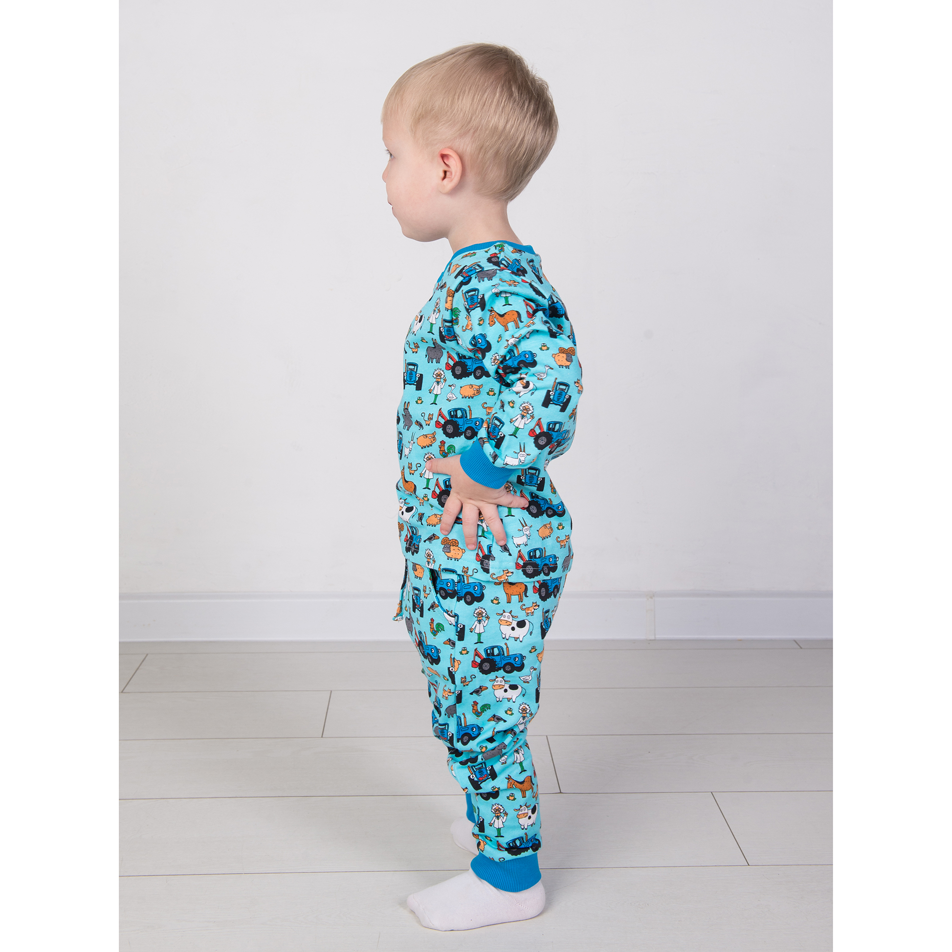 Пижама детская Синий трактор PAJAMAS-BT-1T-BLU-M - фото 6