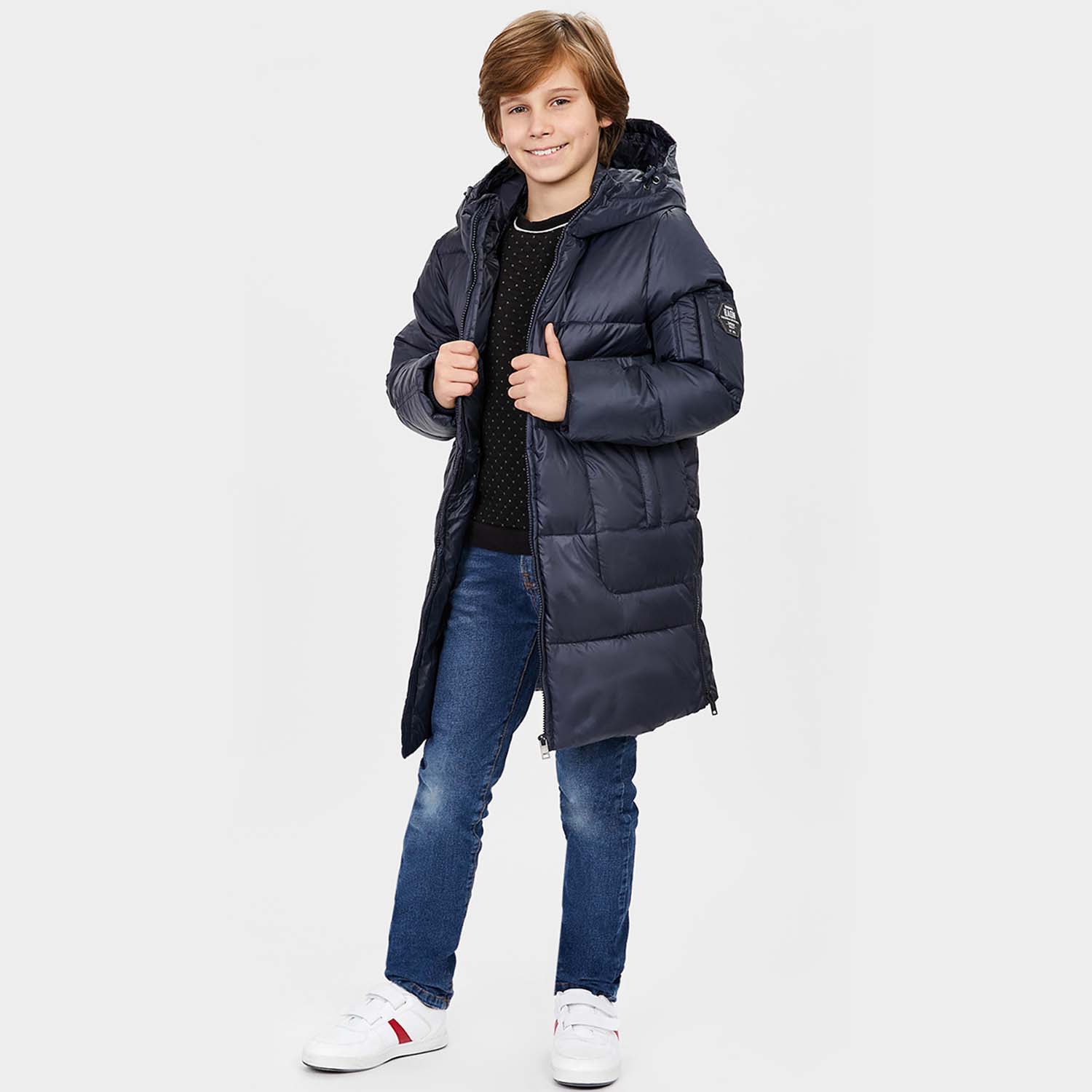 Пуховик Baon BK500506 / DARK NAVY - фото 3