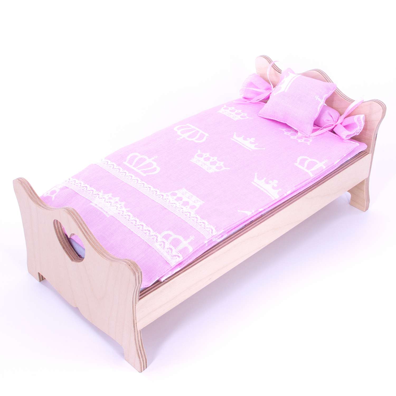 Комлпект постельного белья Модница для куклы 29 см 2002 розовый 2002розовый - фото 6