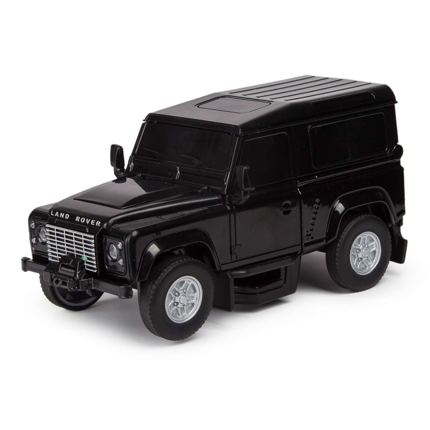 Машина Rastar 1:32 Land Rover Defender Трансформер Черный 62010 62010 - фото 4