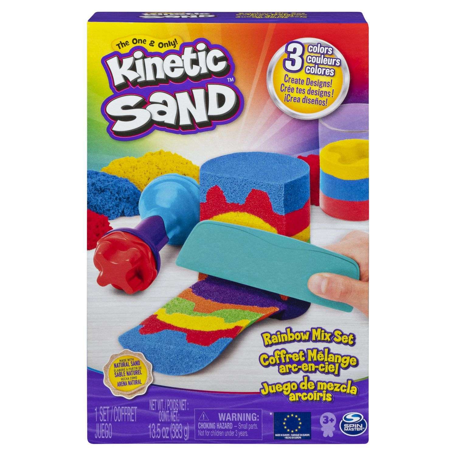 Набор для лепки Kinetic Sand Радуга 6053691 - фото 1
