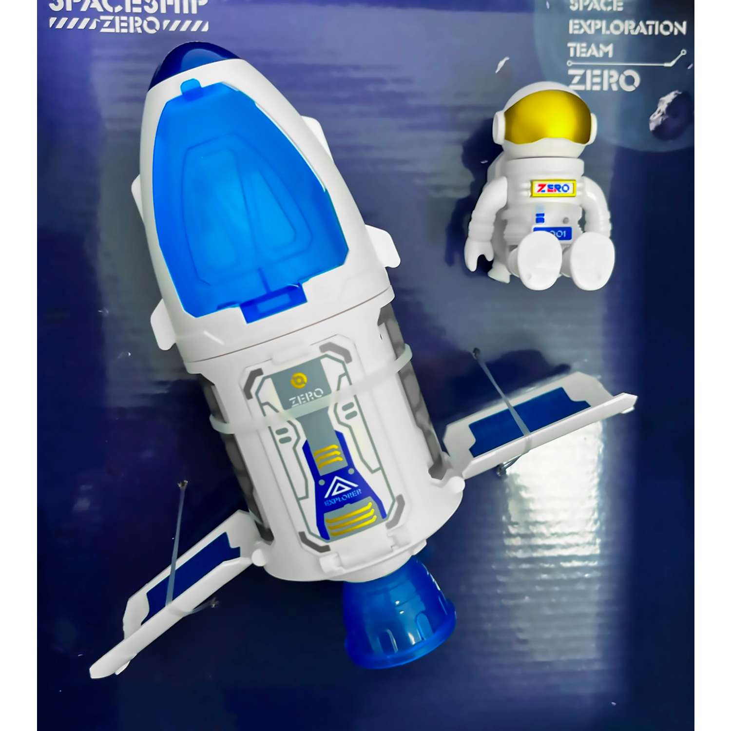 Игровой набор SHARKTOYS космический шатл корабль космонавт - фото 3