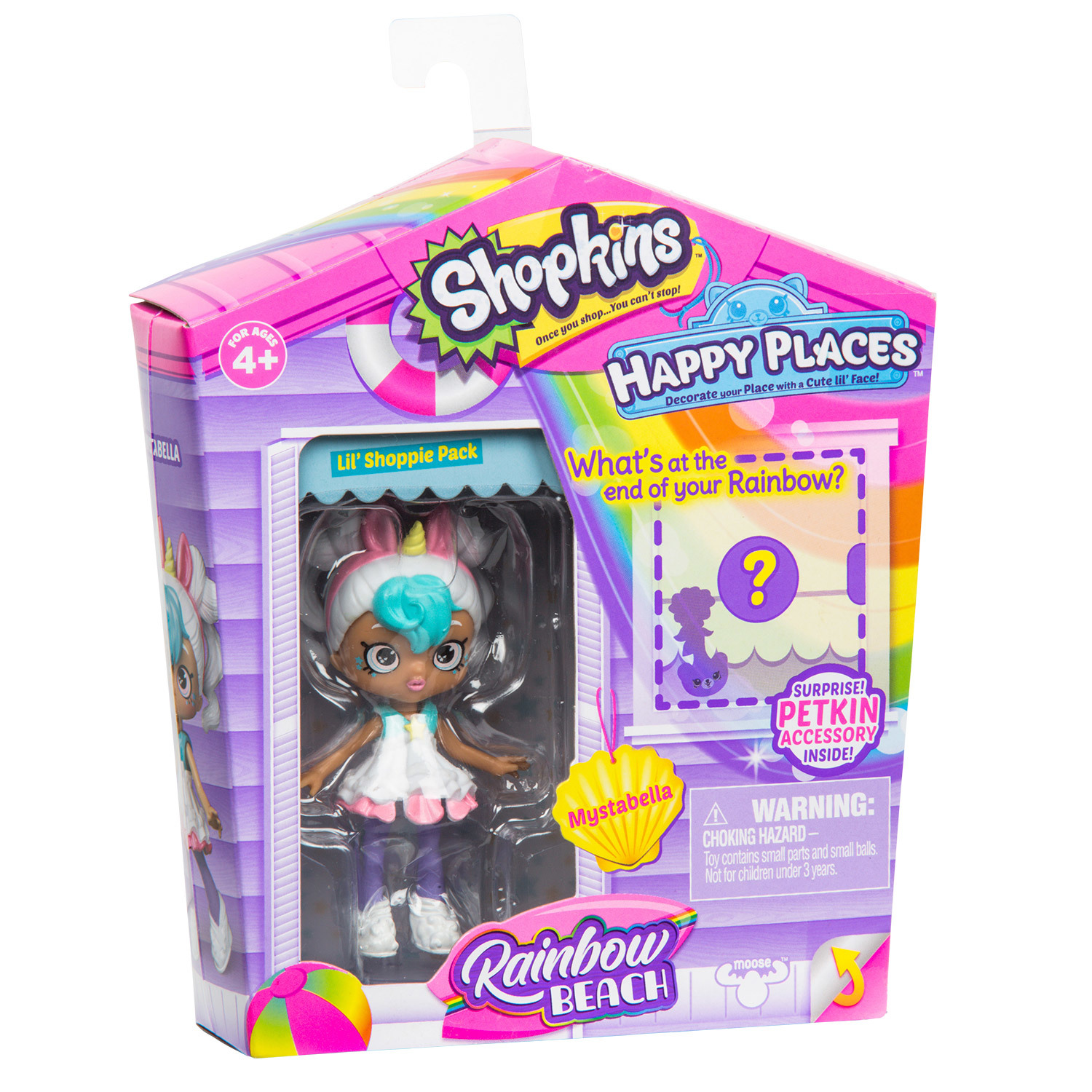 Игрушка Happy Places Shopkins с куклой Shoppie 56918 в непрозрачной упаковке (Сюрприз) 56918 - фото 3