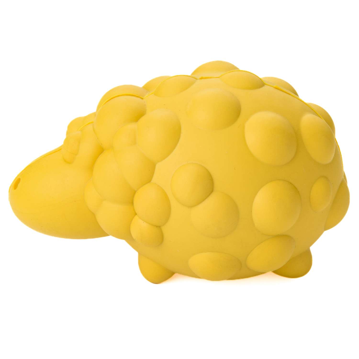 Игрушка для собак Mr.Kranch Овечка с ароматом сливок 8.5*12см Желтая - фото 3