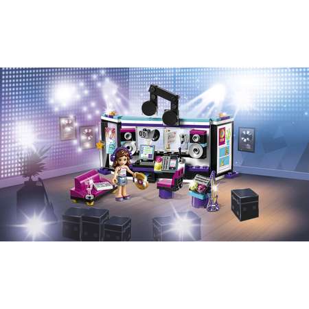 Конструктор LEGO Friends Поп звезда: студия звукозаписи блочный