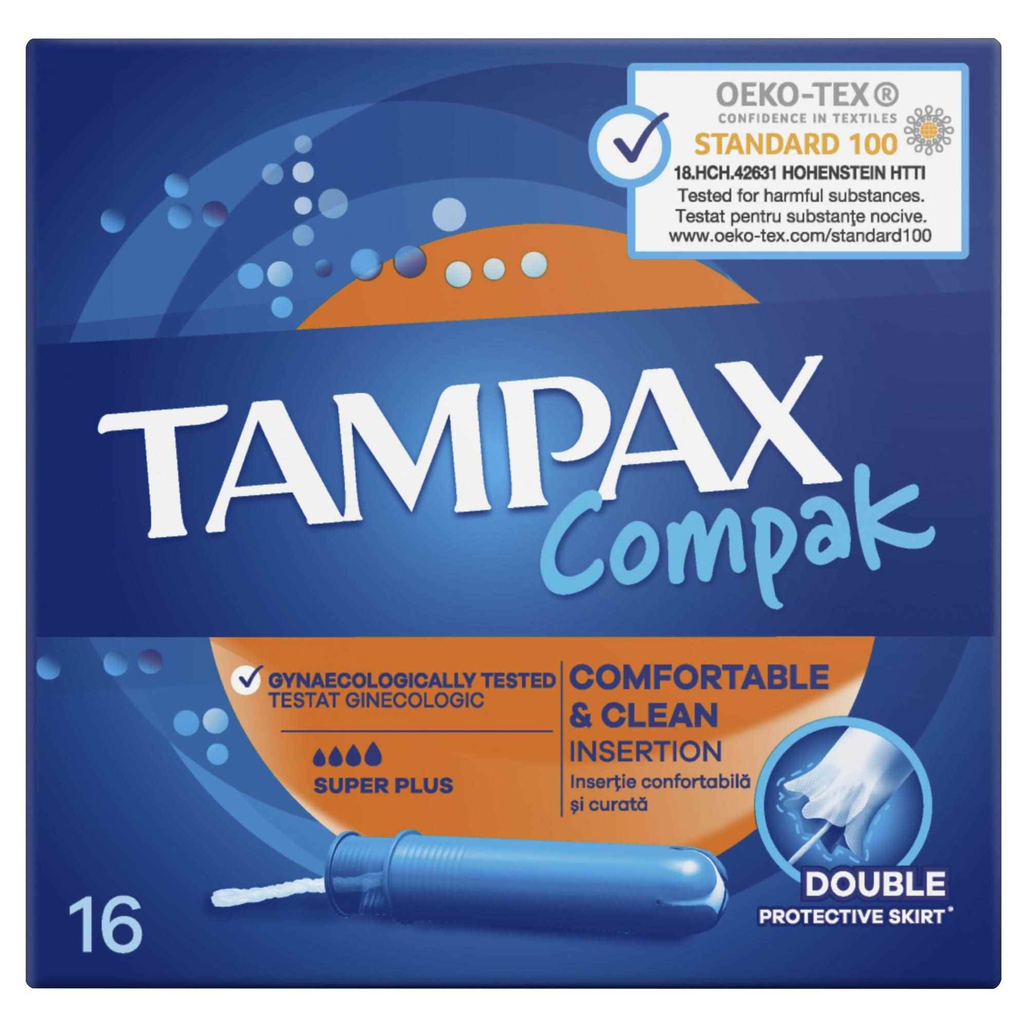 Тампоны Discreet Tampax Compak Super PlusDuo 16шт - фото 10