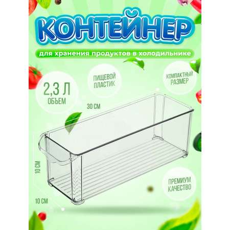 Контейнер Homsu для холодильника прозрачный