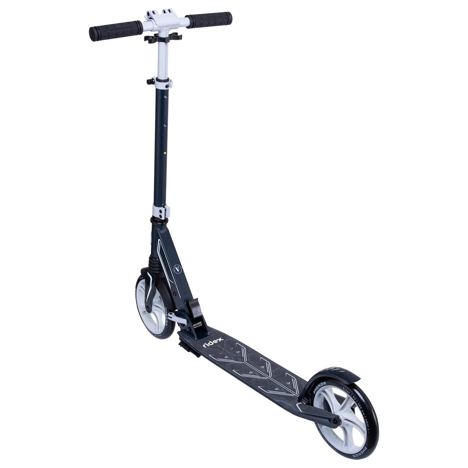 Самокат RIDEX двухколесный Scooter 2 wheels Phenom 200 grey - фото 2