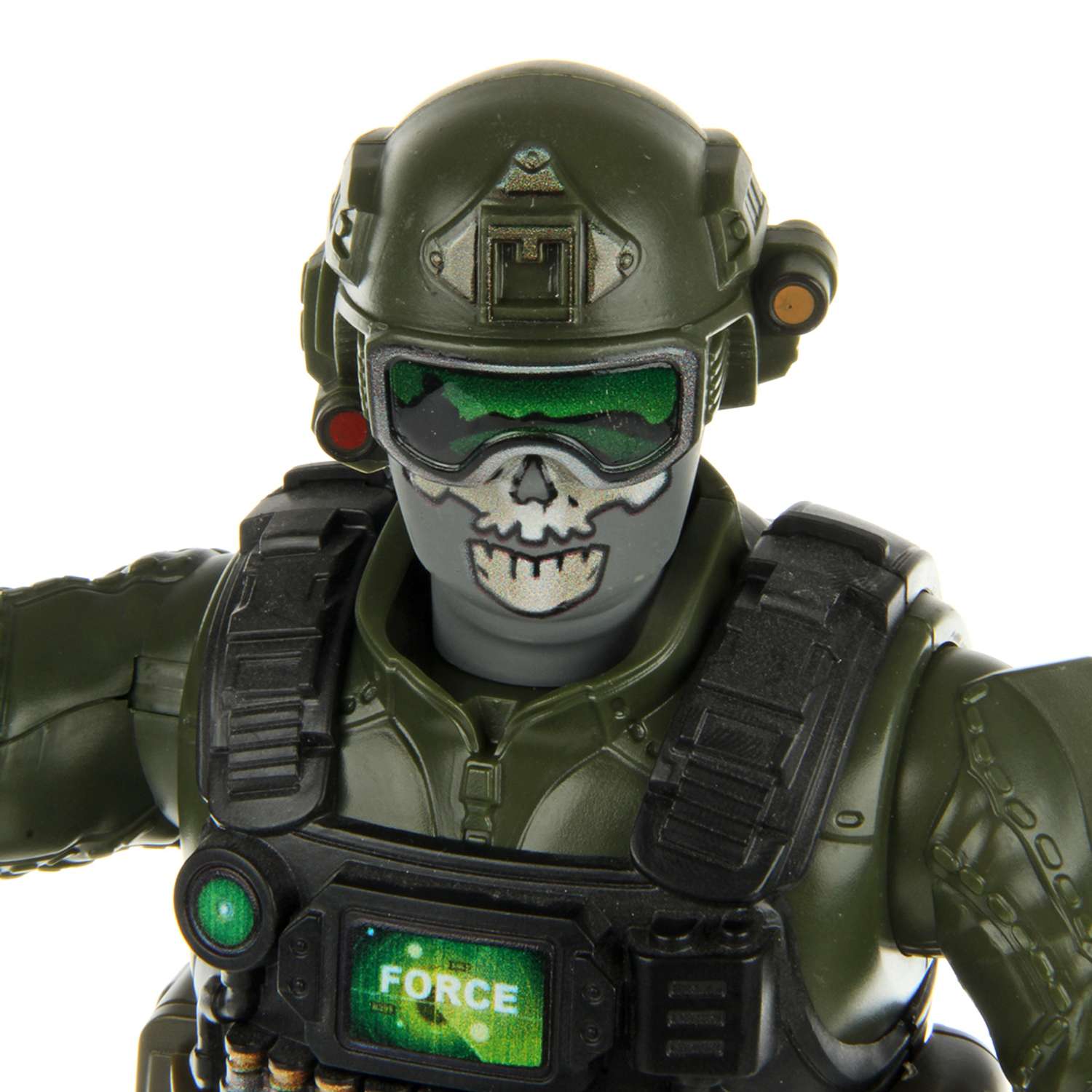 Солдат Veld Co спецназовец в маске и очках шарнирный - фото 4