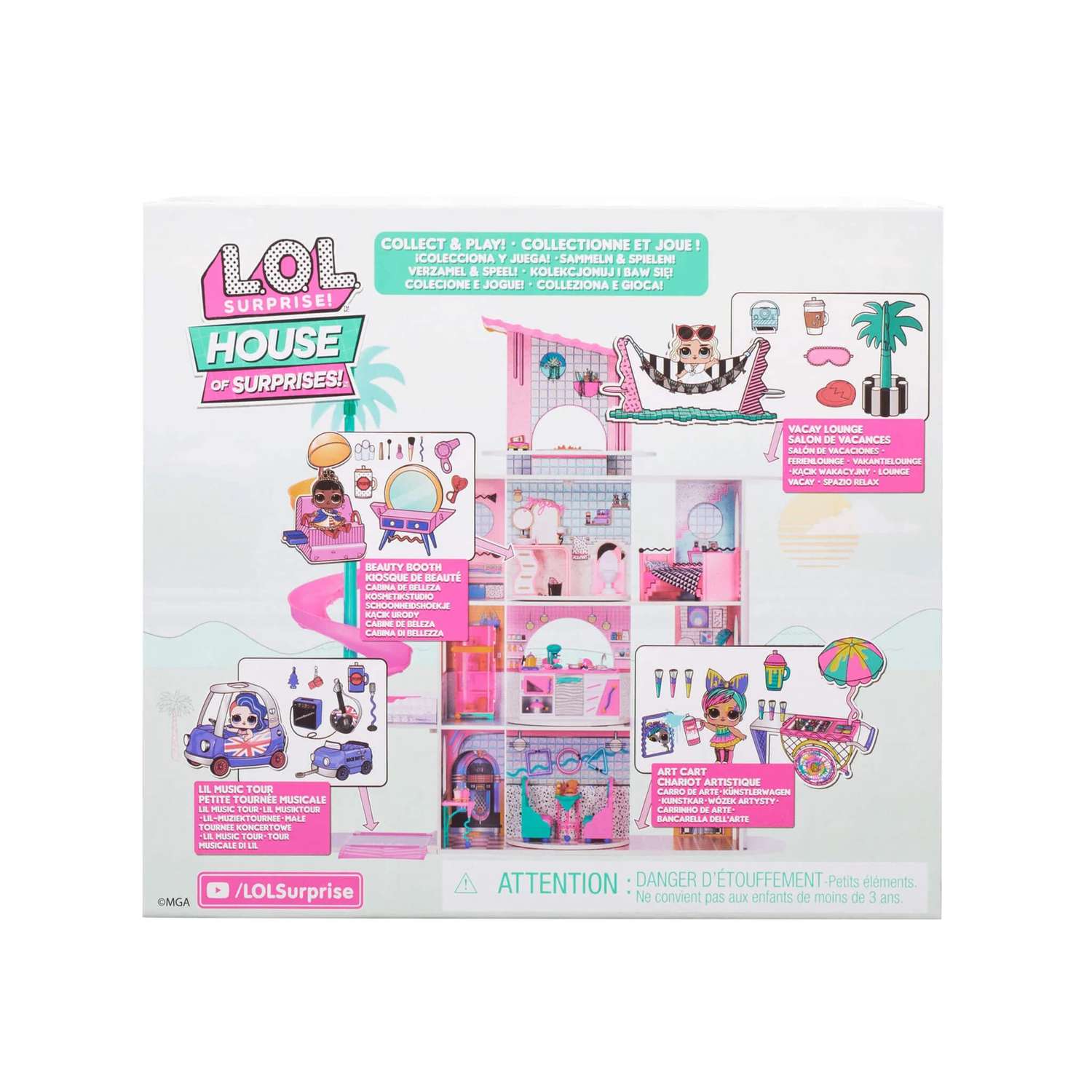 Игровой набор с куклой L.O.L. Surprise! Furniture HOS 6 серия Art Cart и Drip Drop 583806 00-00018699 - фото 2