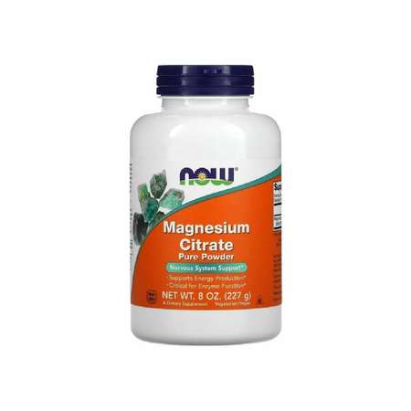 Цитрат магния Now Magnesium Citrate Powder 227 гр