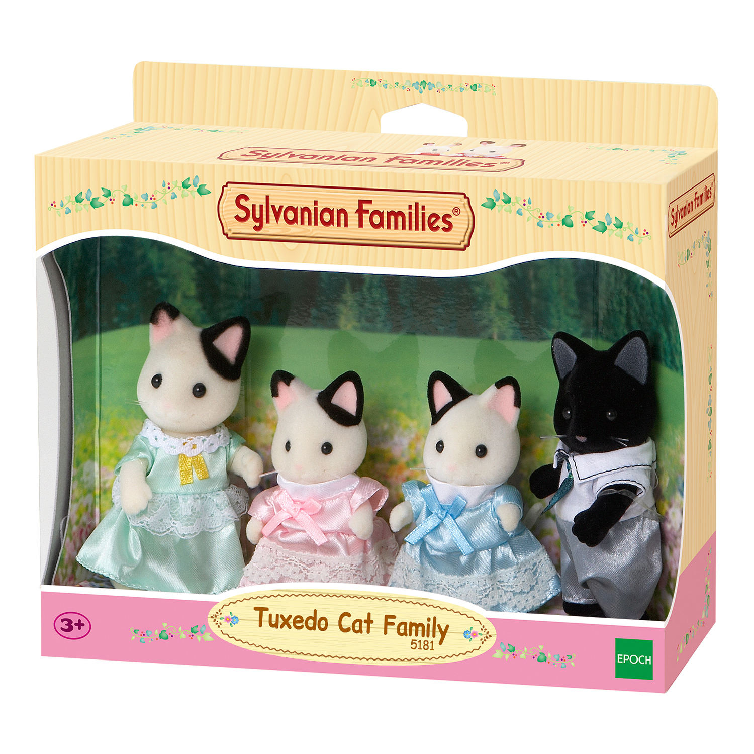 Игровой набор Sylvanian Families Черно-белые коты - фото 2