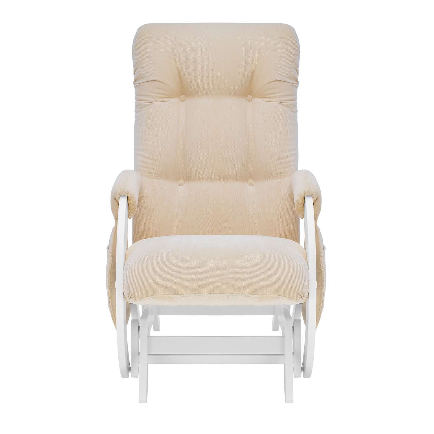 Кресло для кормления Milli Smile с карманами Молочный дуб / ткань Verona Vanilla - фото 2