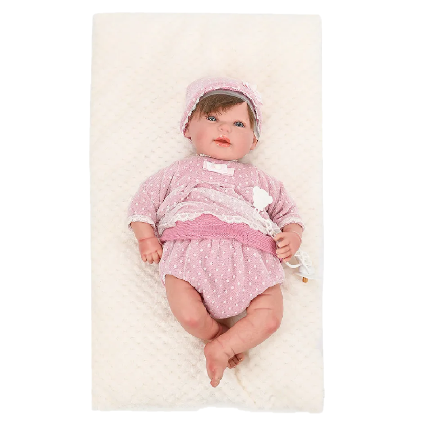 Кукла Arias ReBorns Carolina новорождённый пупс 45см Т17439 - фото 1