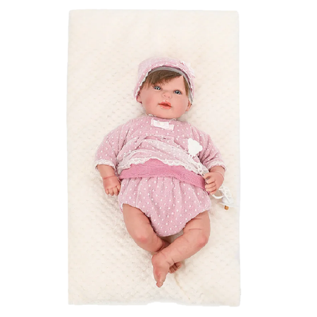 Кукла Arias ReBorns Carolina новорождённый пупс 45см