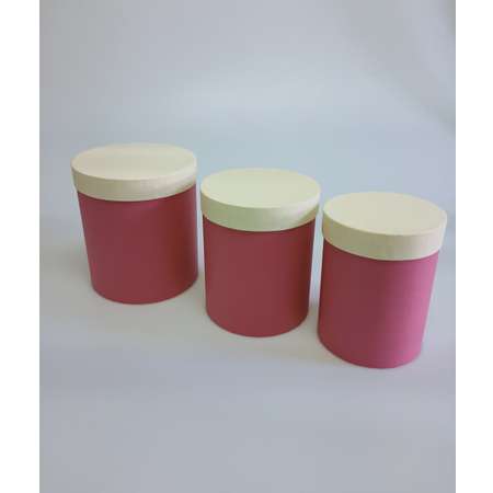 Набор подарочных коробок Cartonnage 5 в 1 Радуга бежевый розовый