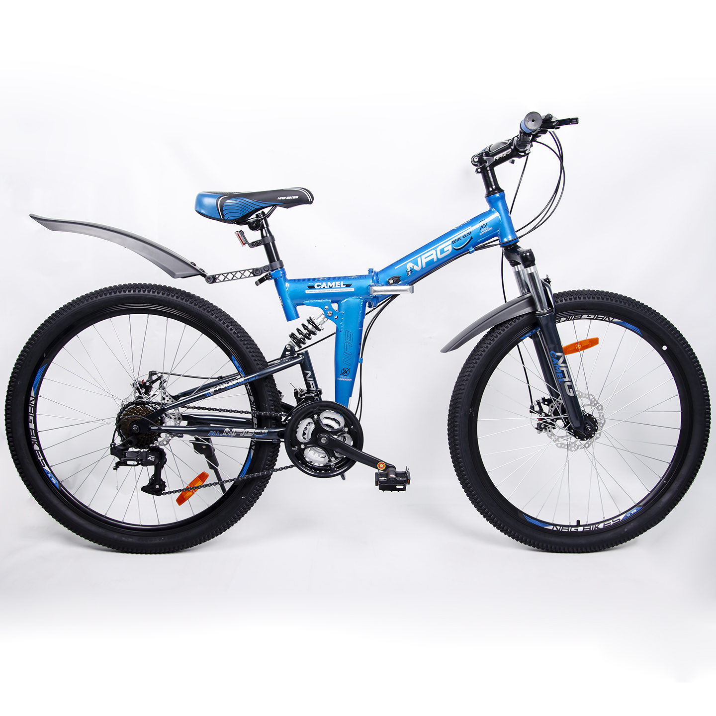 Велосипеды NRG BIKES Camel 26 blue-black-silver - фото 1