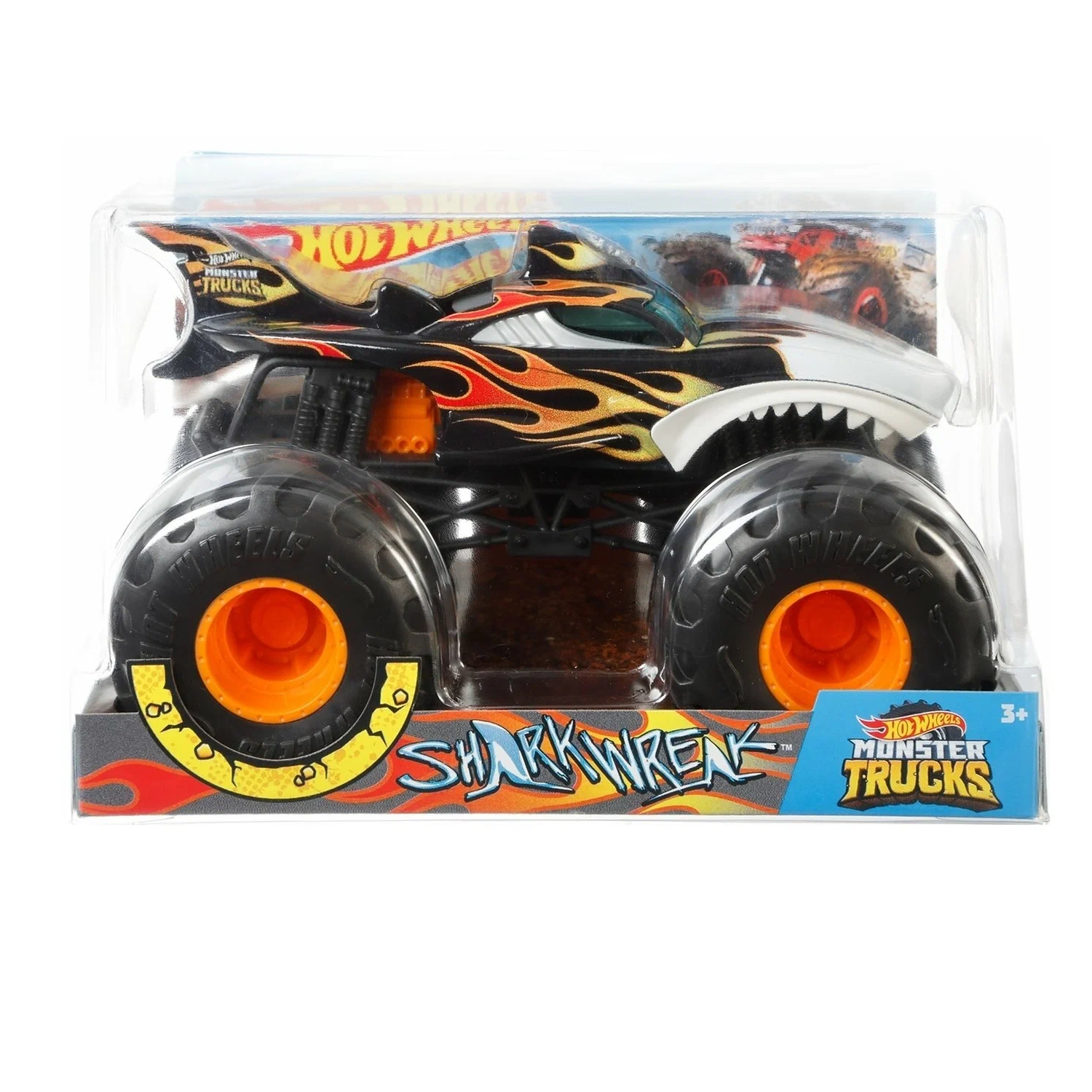 Машинка Hot Wheels Monster Tracks 1:24 HNM41 FYJ83 - фото 1
