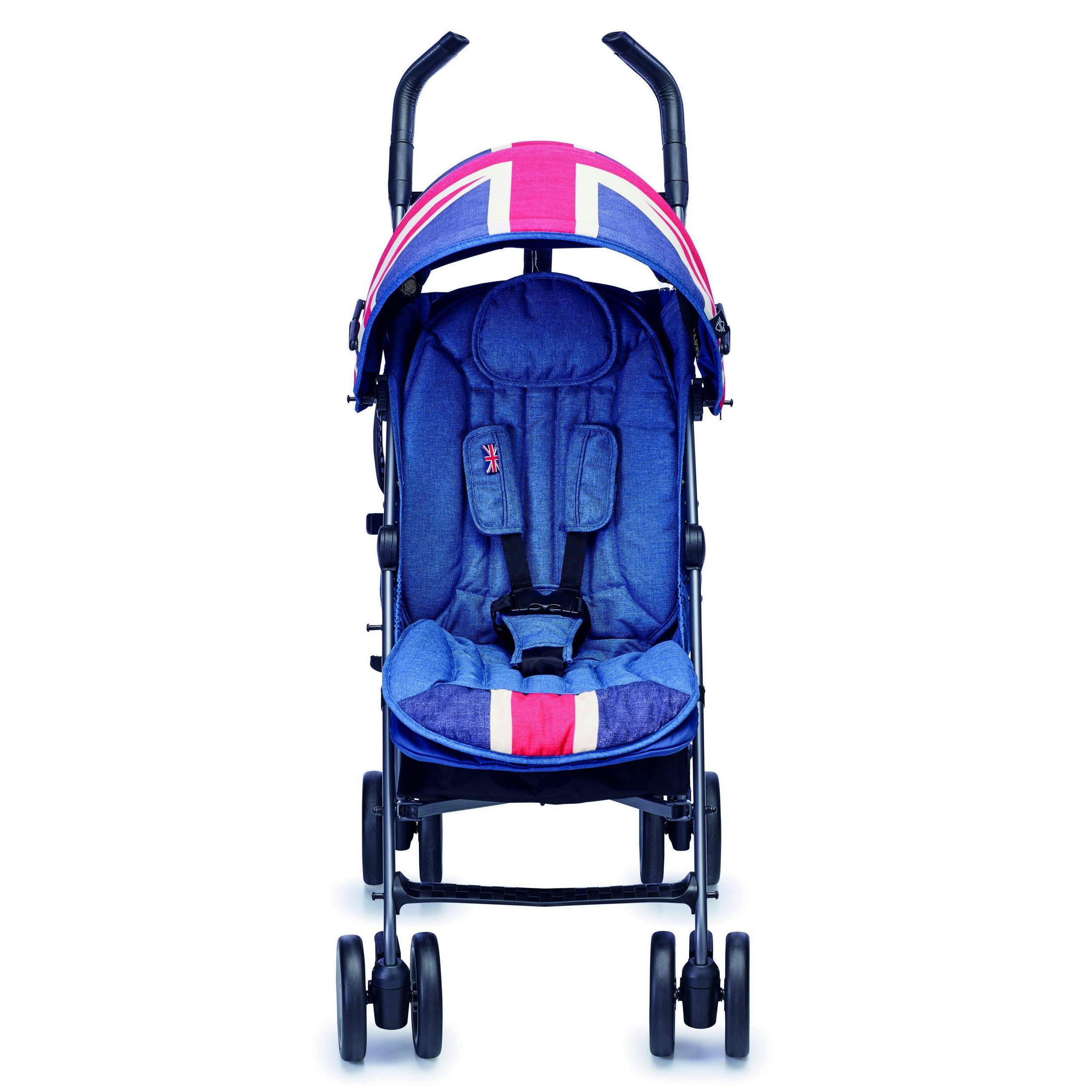 Коляска Easywalker Mini Buggy XL Union Jack Vintage c бампером - фото 9