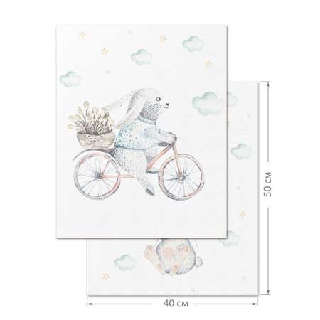 Интерьерный постер Moda interio Watercolor animals Акварельные животные 40х50 см 2 шт