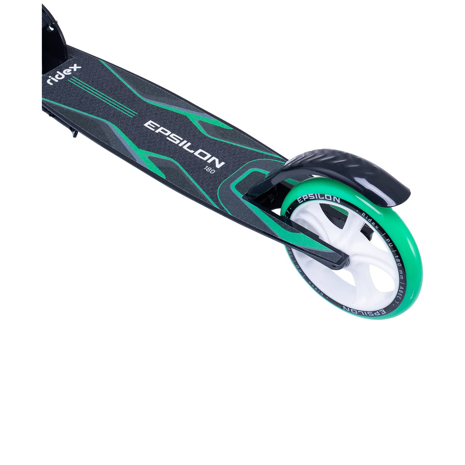 Самокат RIDEX двухколесный Scooter 2 wheels Epsilon 180 green - фото 6