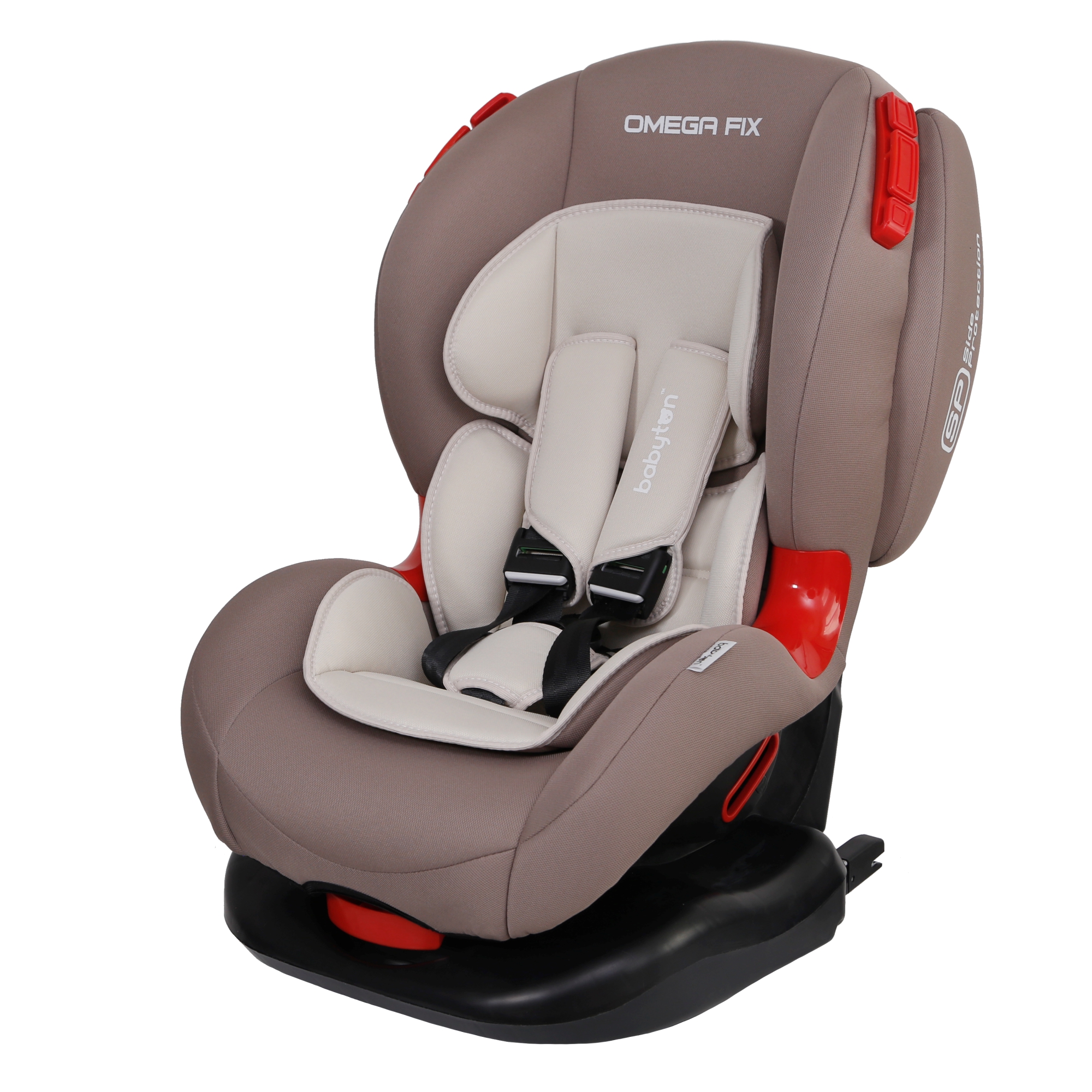 Автокресло Babyton Omega Fix Mokko Isofix 1/2 (9-25 кг) - фото 14