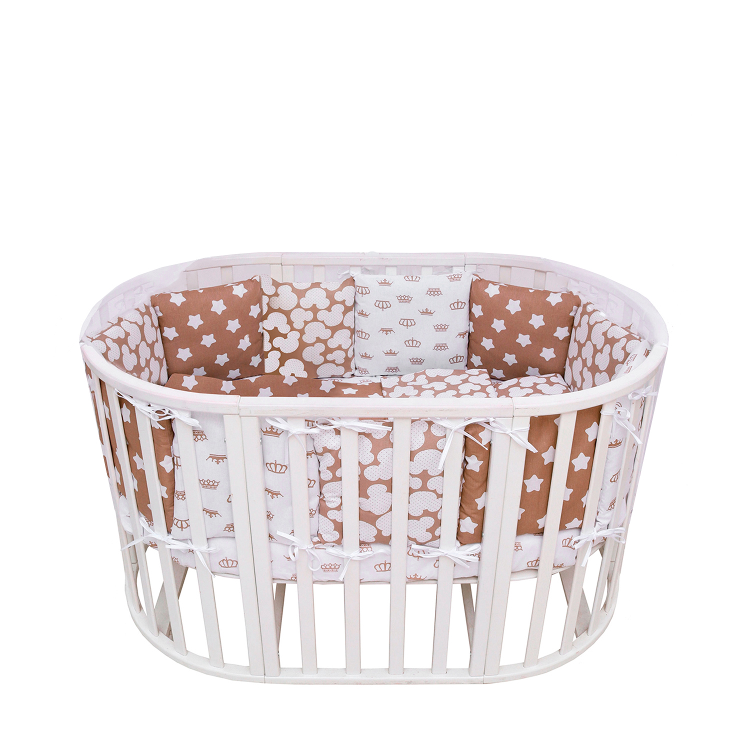 Комплект постельного белья Amarobaby Soft 4предмета Коричневый - фото 3
