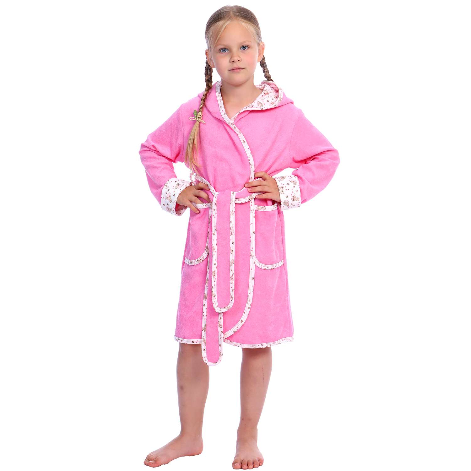 Халат Детская Одежда 831М2М/розовый - фото 2