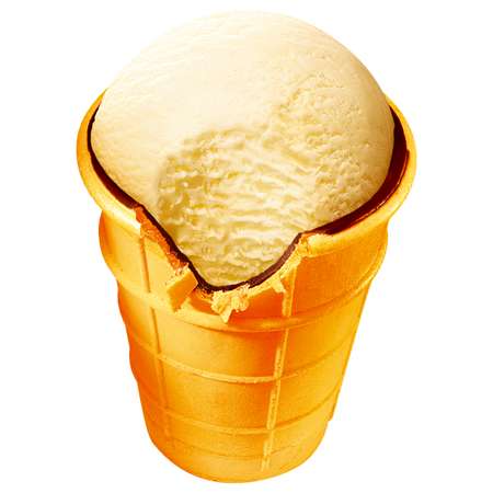 Мороженое Золотой Стандарт пломбир в вафельном стаканчике 86 г