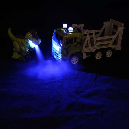 Машина Veld Co С динозавром световые и звуковые эффекты