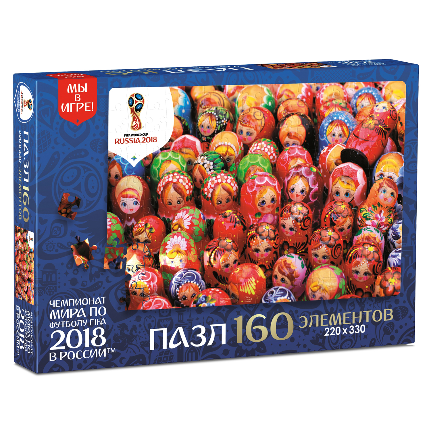 Пазл 2018 FIFA World Cup Russia TM Матрешки (03831) 160 элементов в ассортименте - фото 11