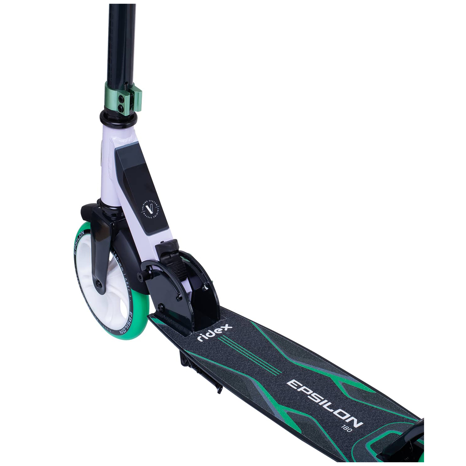 Самокат RIDEX двухколесный Scooter 2 wheels Epsilon 180 green - фото 5