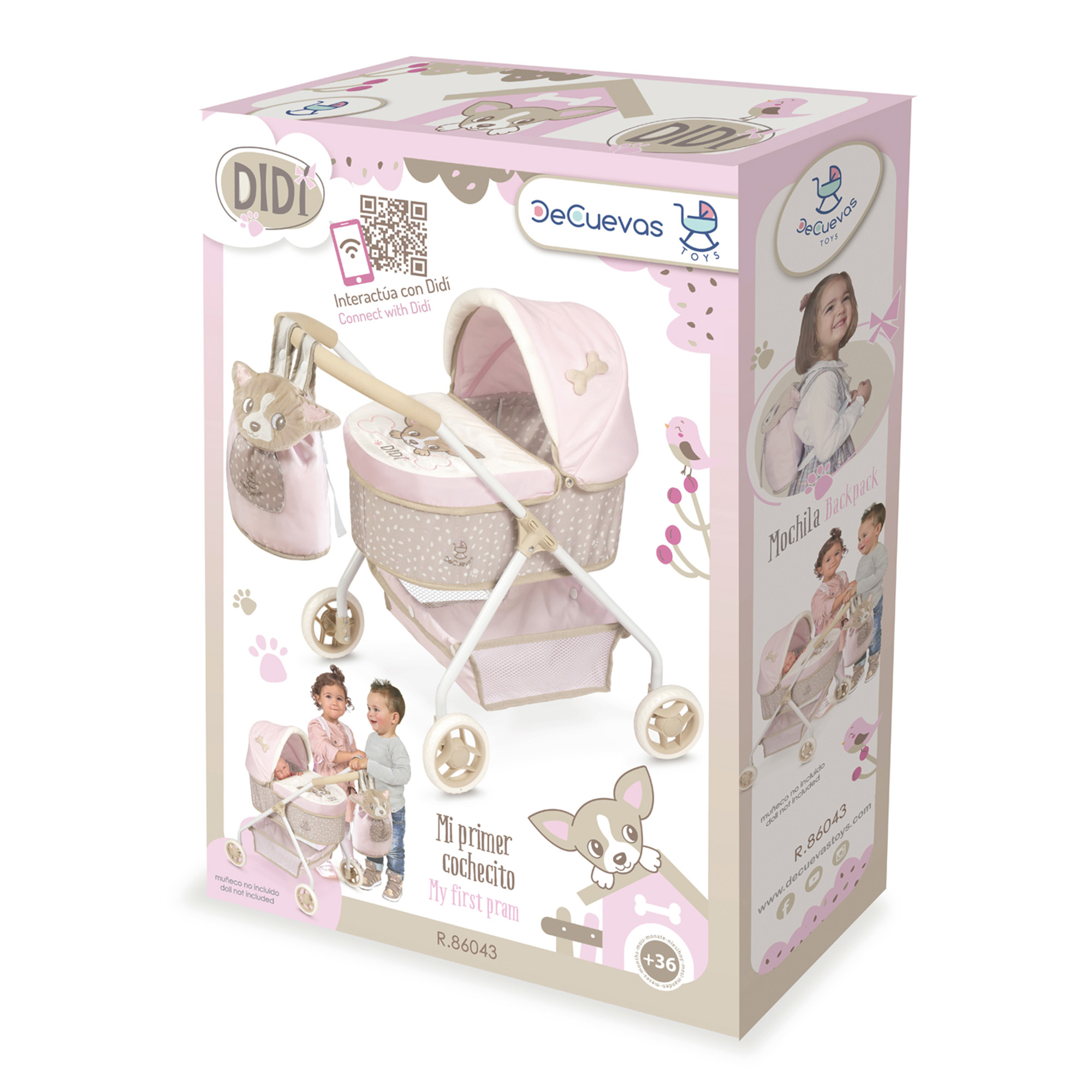 Коляска-люлька для кукол DeCuevas Toys 86043 Диди 86043 - фото 20