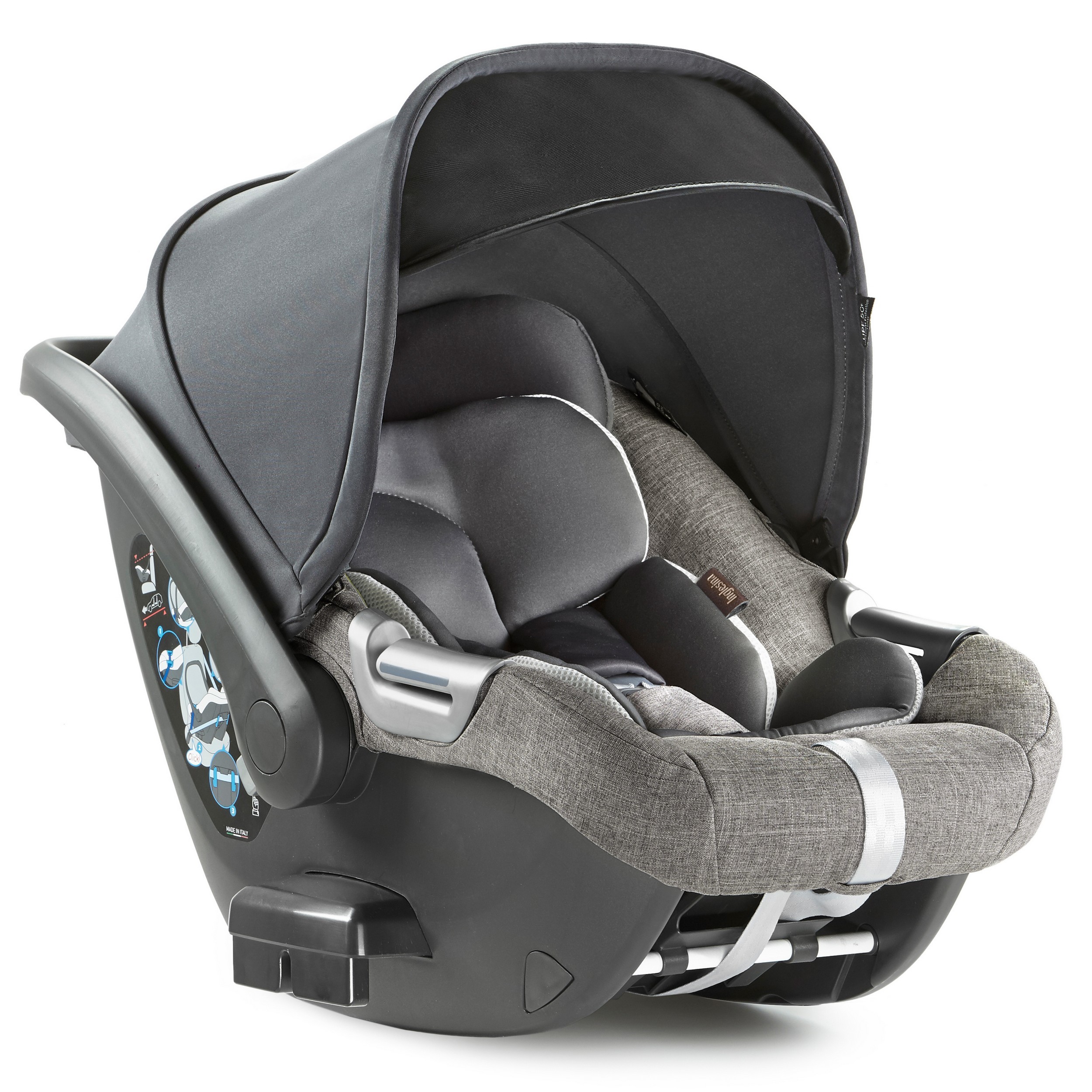 Автокресло Inglesina Cab 0+ для коляски Aptica Mineral Grey - фото 1