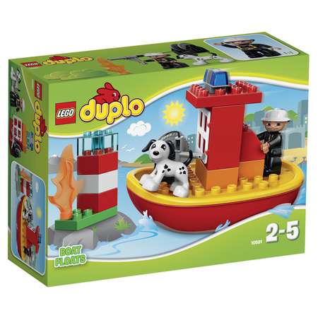 Конструктор LEGO DUPLO Town Пожарный катер (10591)