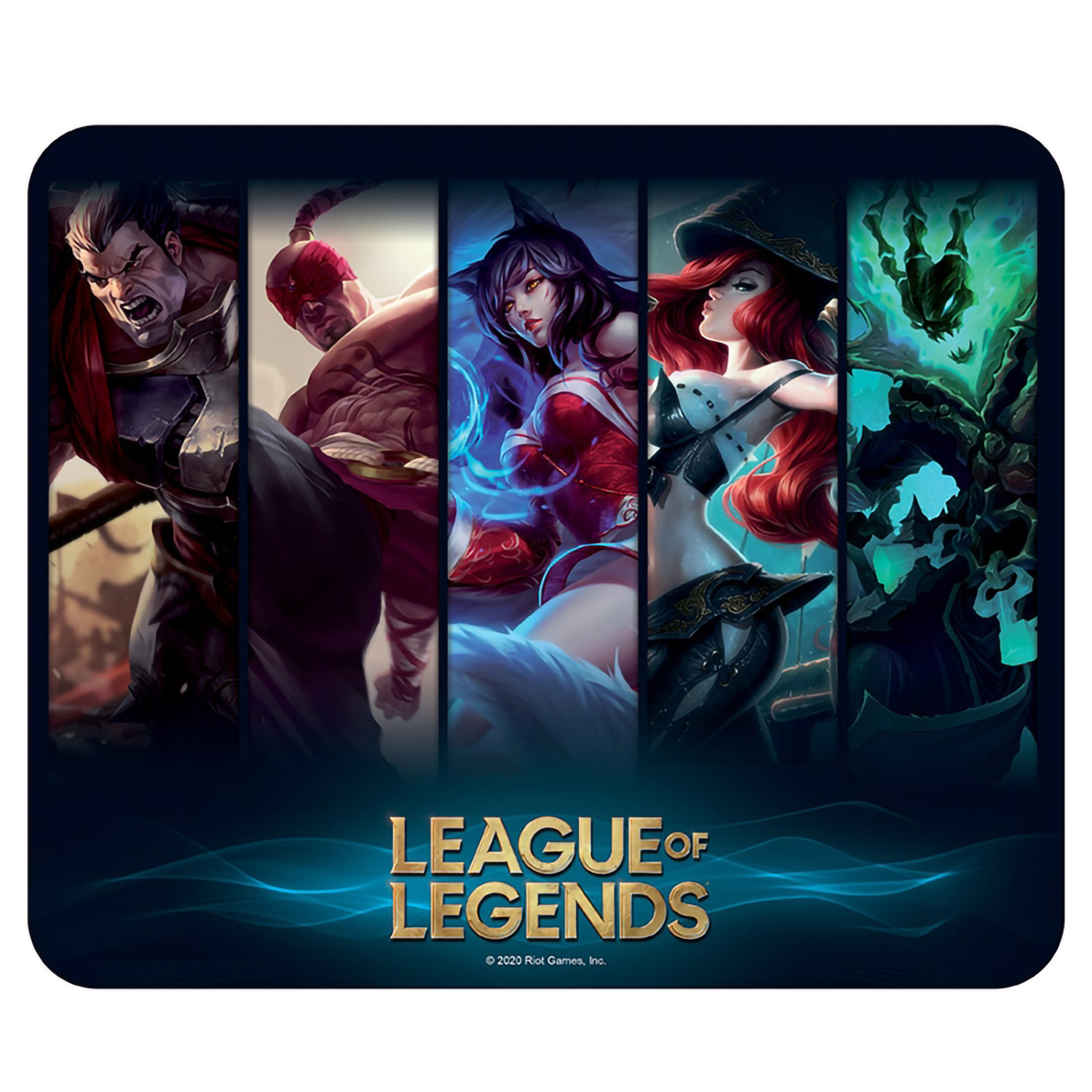 Коврик для мыши ABYStyle League of Legends Flexible mousepad Champions 23.5x19.5 см - фото 1