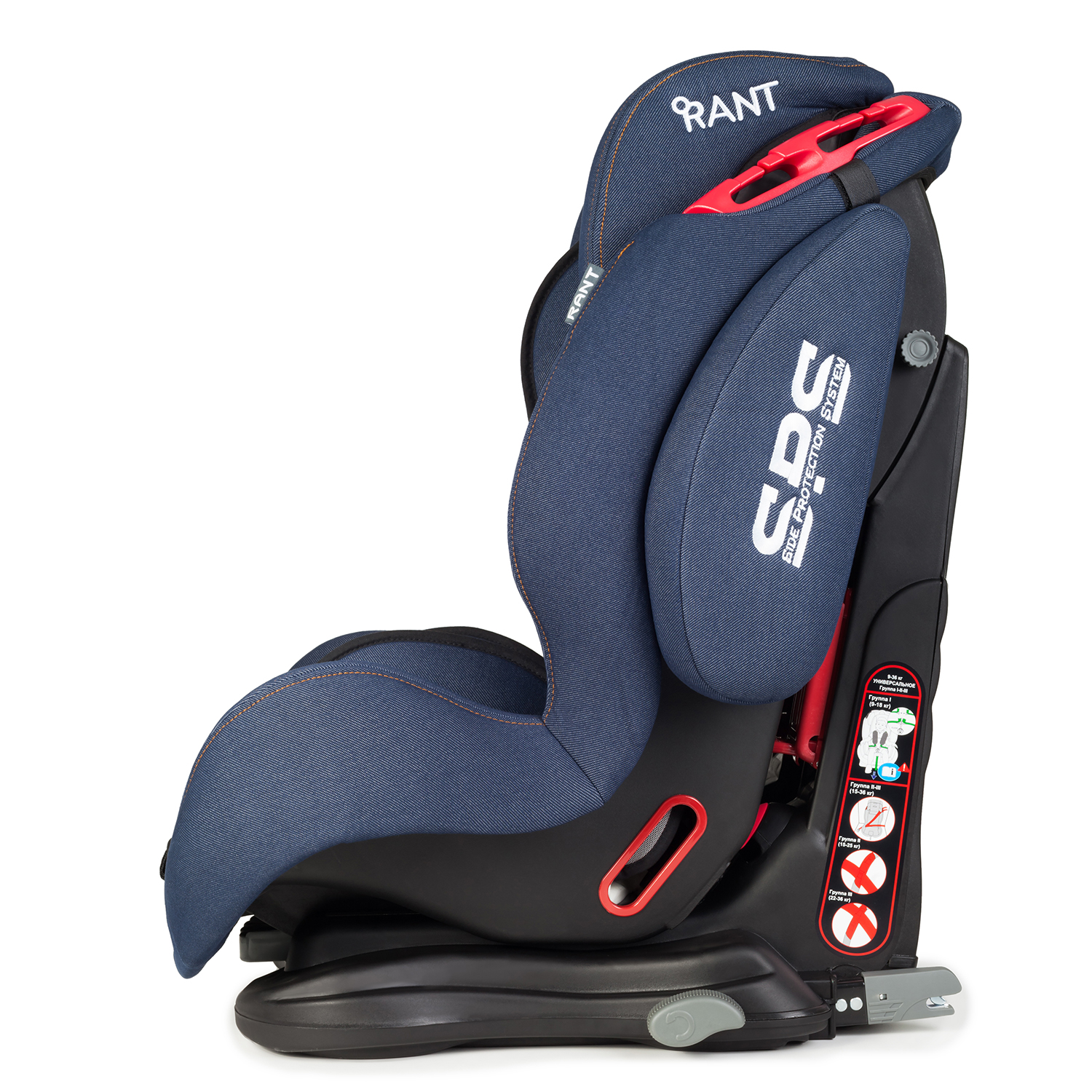 Автокресло Rant Thunder Ultra isofix SPS Blue jeans - фото 4