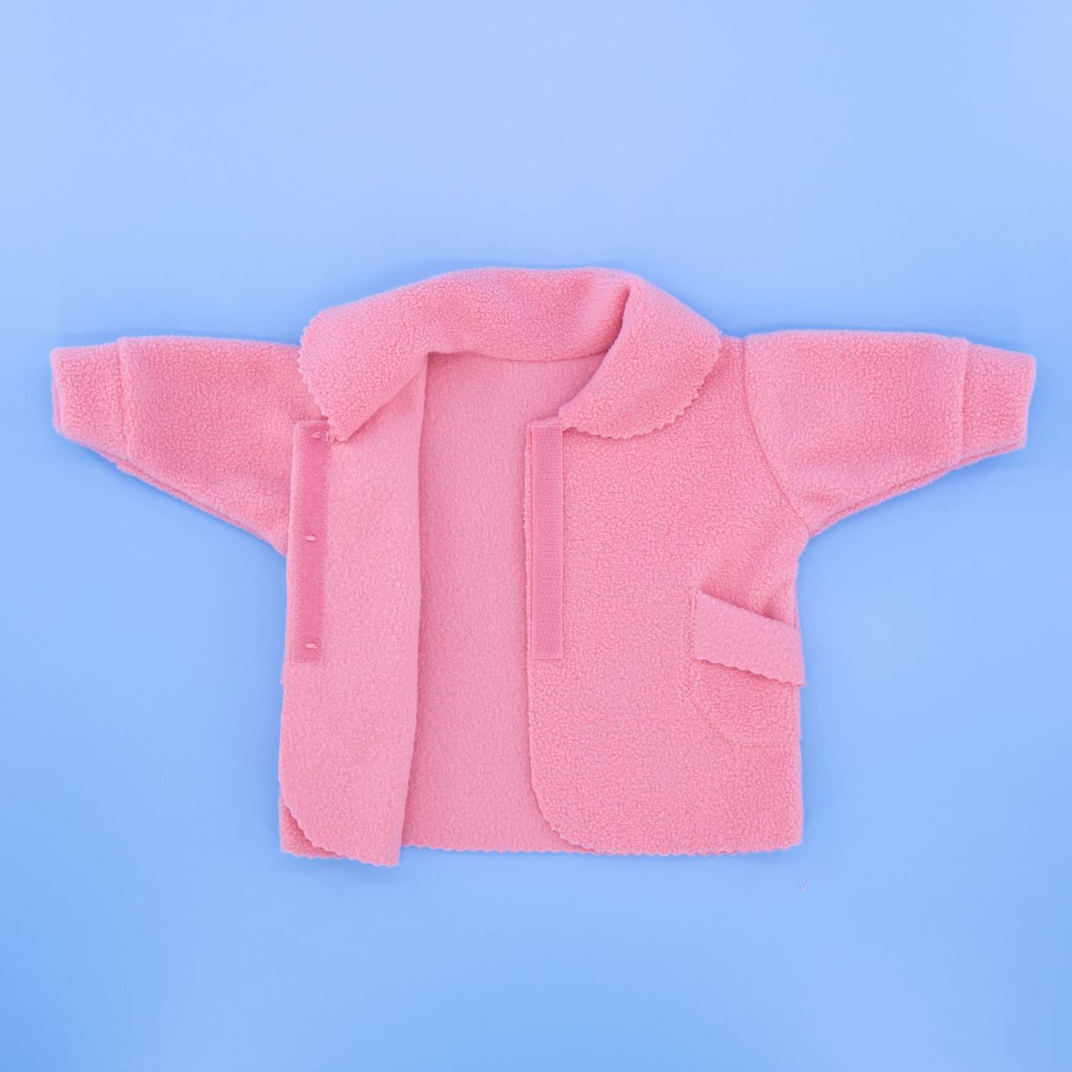 Комплект одежды Модница Пальто с беретом для пупса 43-48 см персиковый 6119персиковый - фото 12