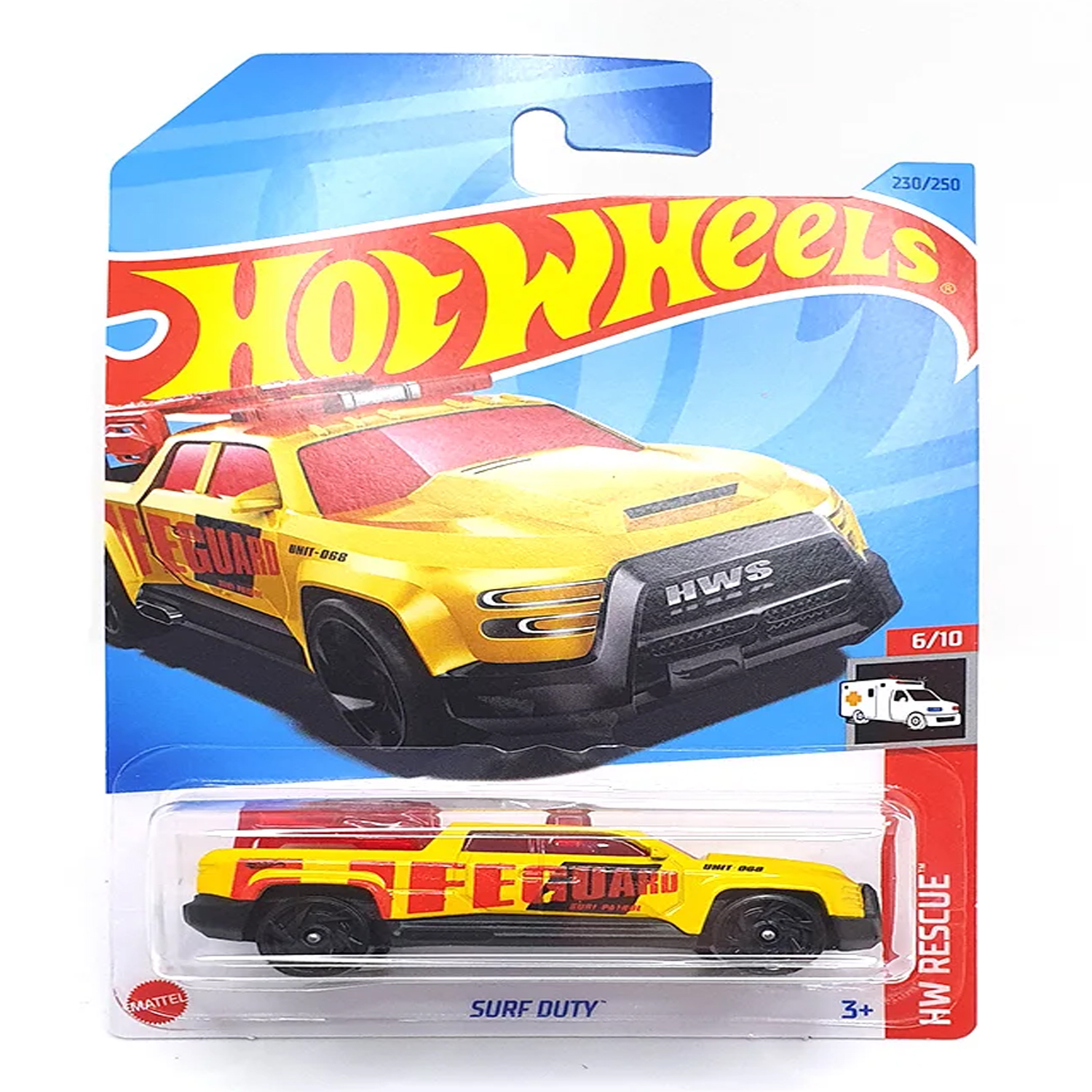 Пикап Hot Wheels surf duty 1:64 5785-A230-HKG67 - фото 2