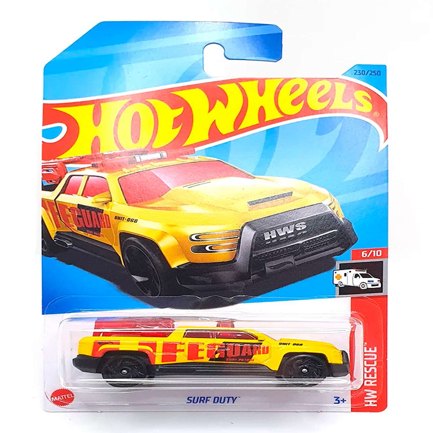 Игрушечная машинка Hot Wheels surf duty 5785-A230-HKG67 - фото 2