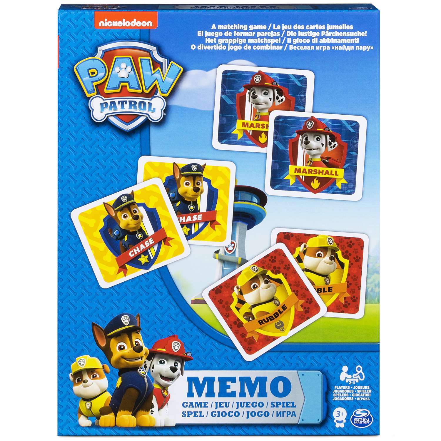 Игра настольная Spin Master Paw Patrol на запоминание 6033326 - фото 1