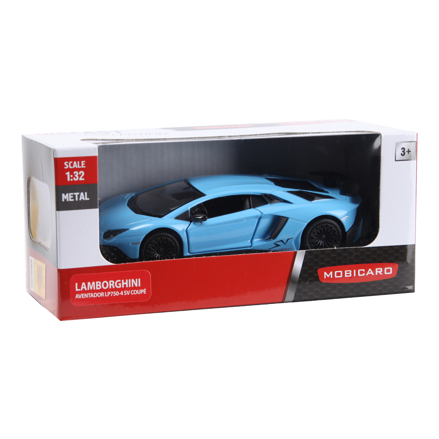 Автомобиль Mobicaro Lamborghini 1:32 без механизмов голубой в ассортименте 544990 - фото 8