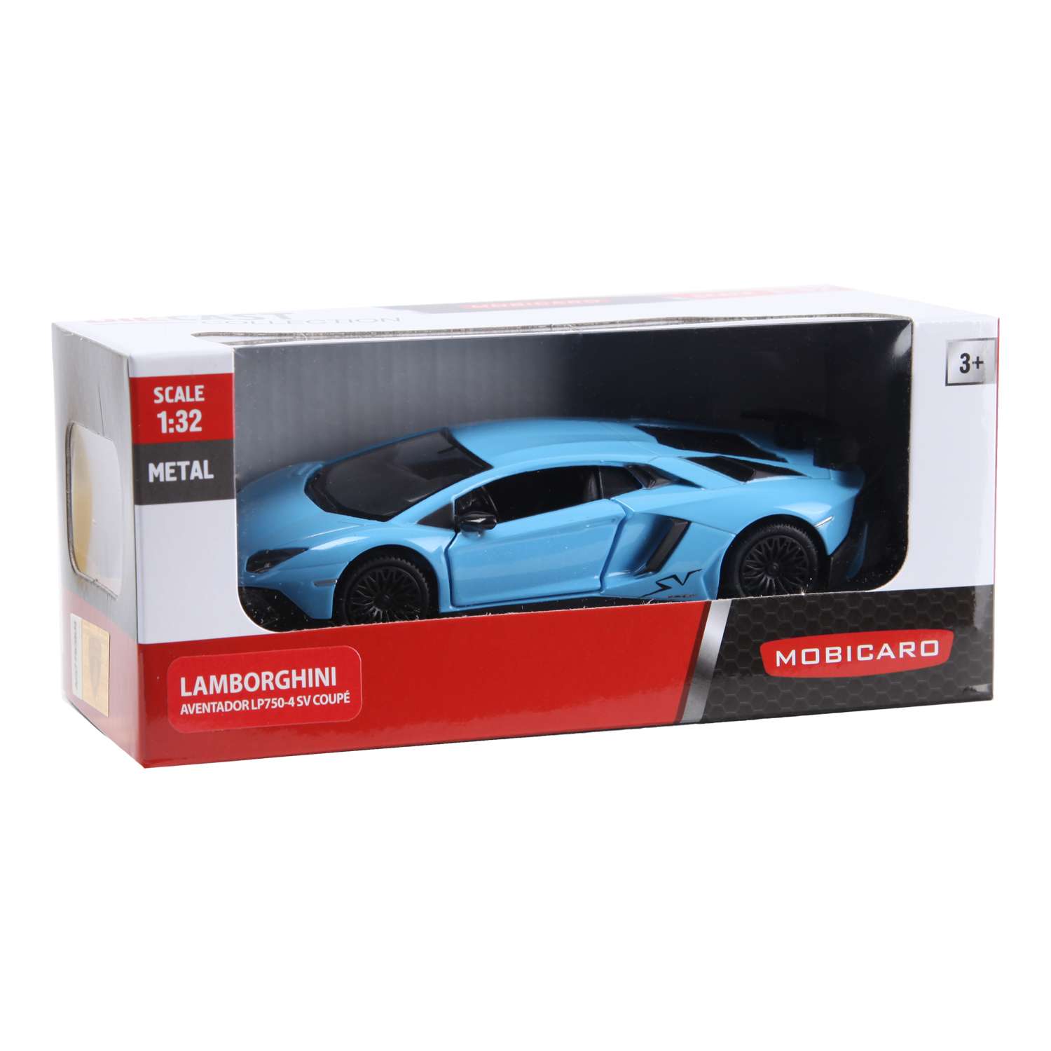 Машинка Mobicaro 1:32 Lamborghini Aventador LP750-4SV в ассортименте 544990 544990 - фото 8