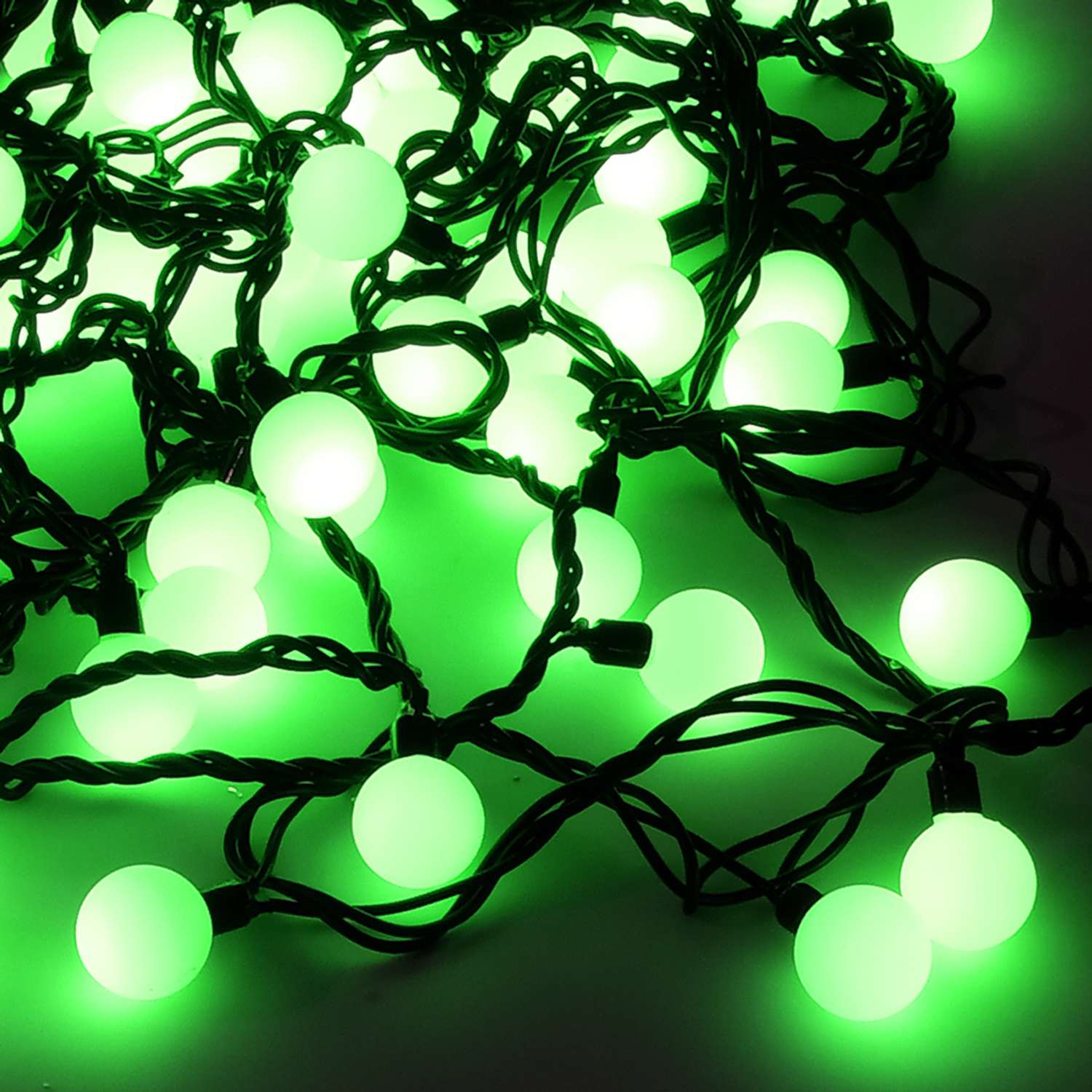 Гирлянда SH Lights Шарики уличная 70 зеленых LED 10м OLDBL70-G-E - фото 3